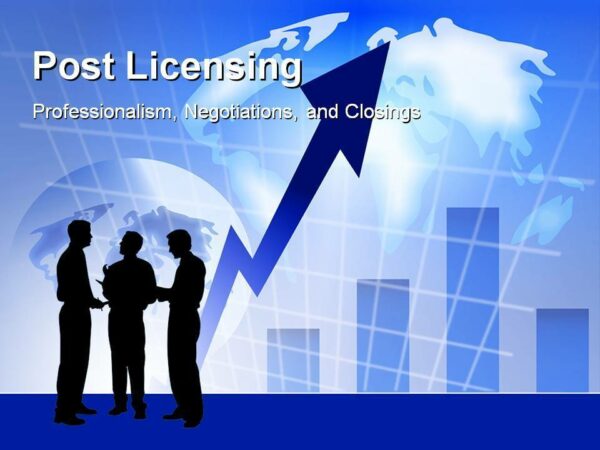 Post License Professionalism, Negotiations, and Closings (POST002)